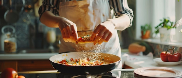 Процесс приготовления блюда